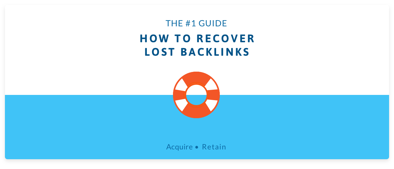 How to recover lost backlinks banner